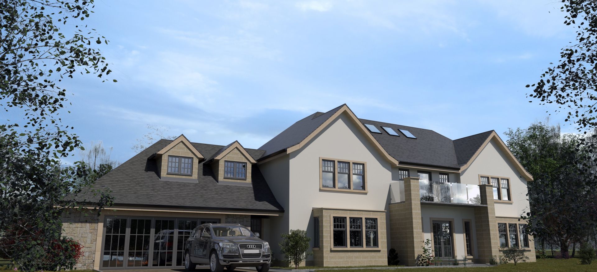 4-bedroomed luxury home in secluded location. 